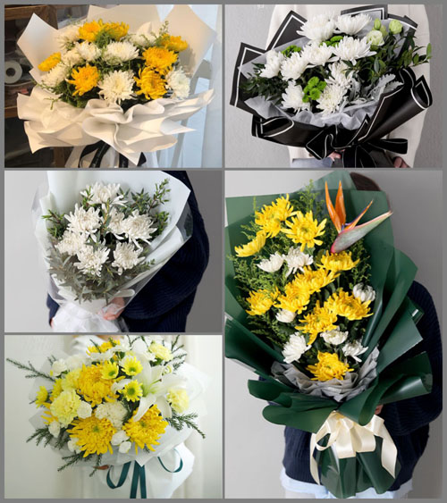 广东汕尾市海丰县梅陇镇联平村白事花束代送